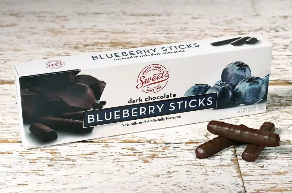 Dark Chocolate Blueberry Sticks